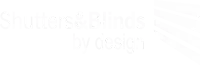 Shutters & Blinds by Design Logo White