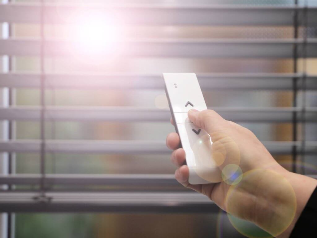 motorized blinds are ideal for offices