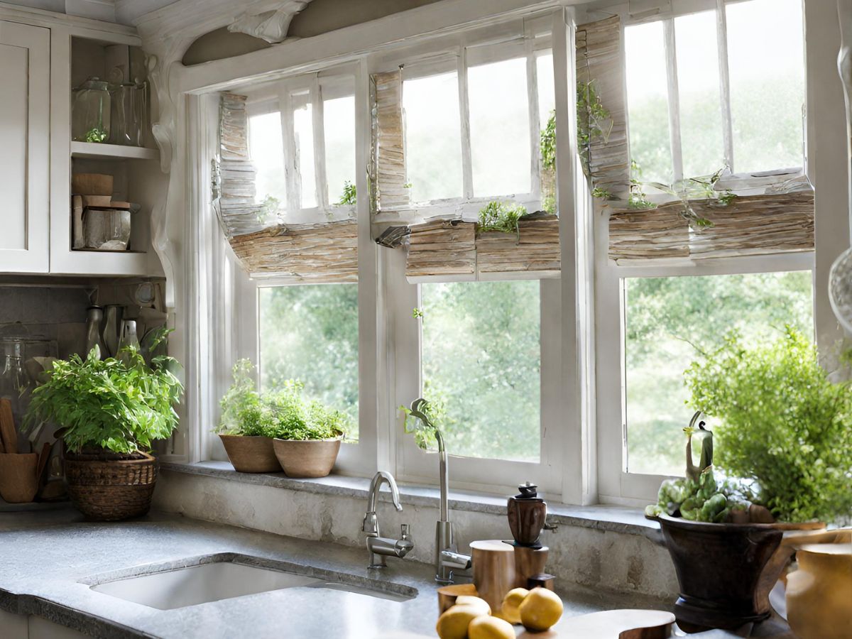 best blind types for gorgeous kitchen windows